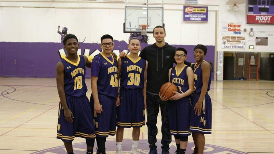 Steph curry best sale high school